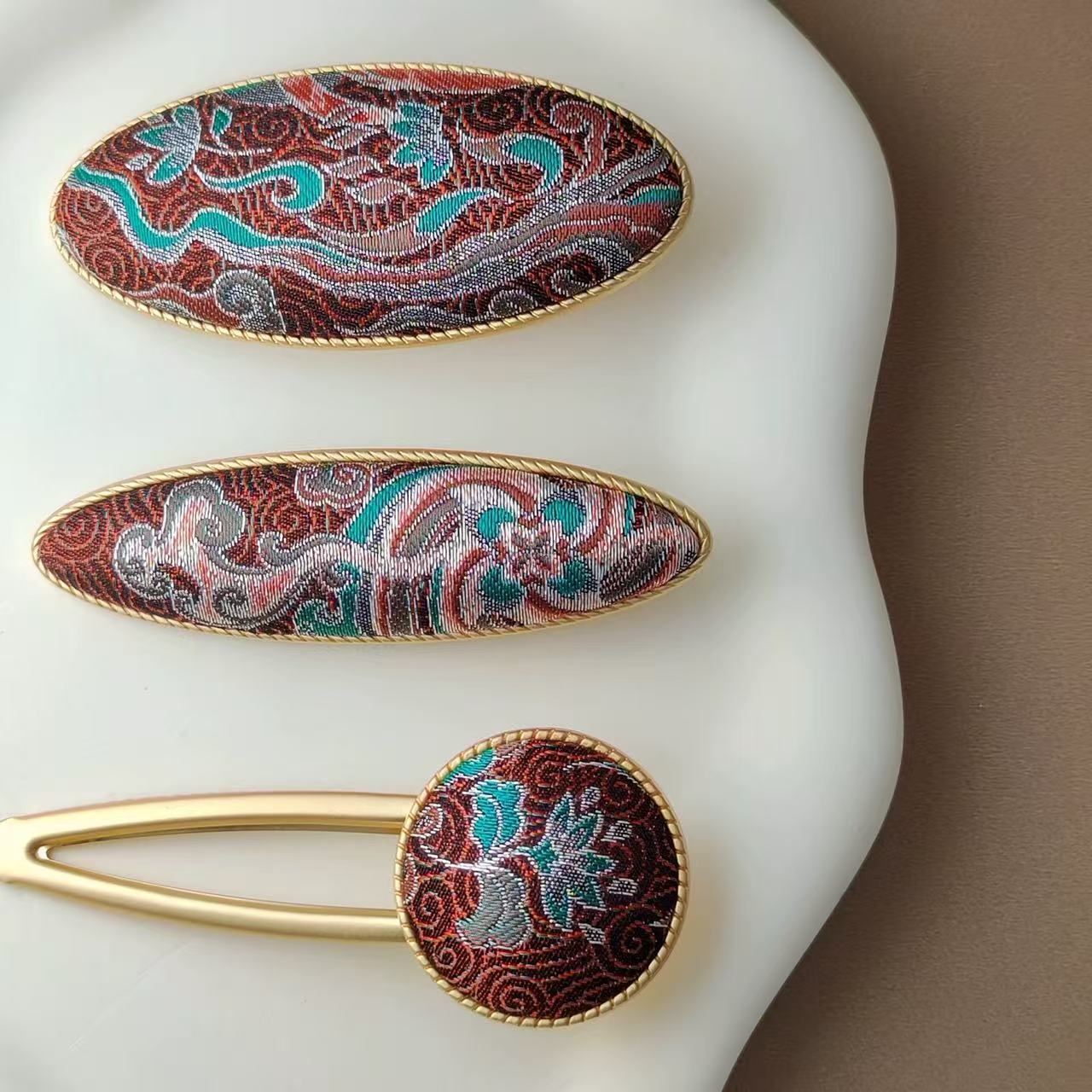 Song Jin Silk Hair Clip - Heritage Series